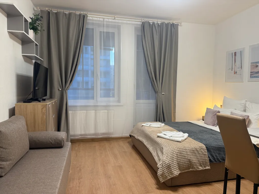 Апартаменты напротив Мега-парка для семейного отдыха и командированных