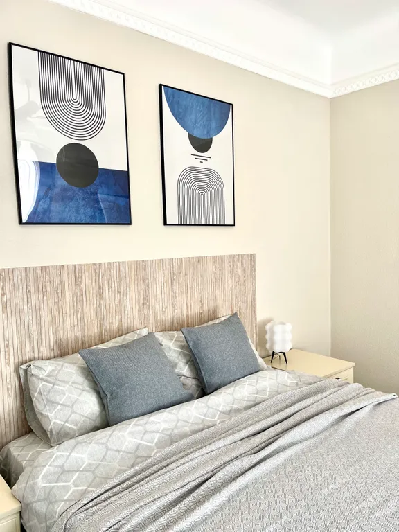 Двухкомнатная квартира с видом, рядом с морем