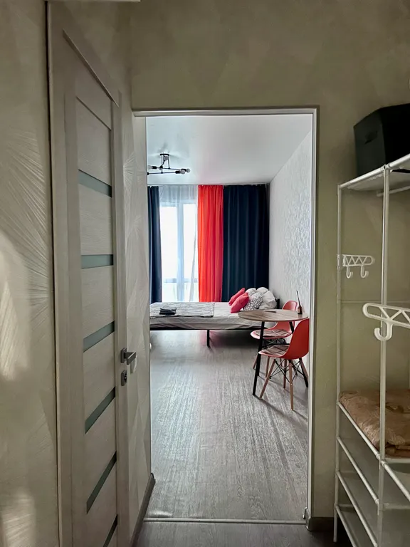 Уютная студия на высоком этаже