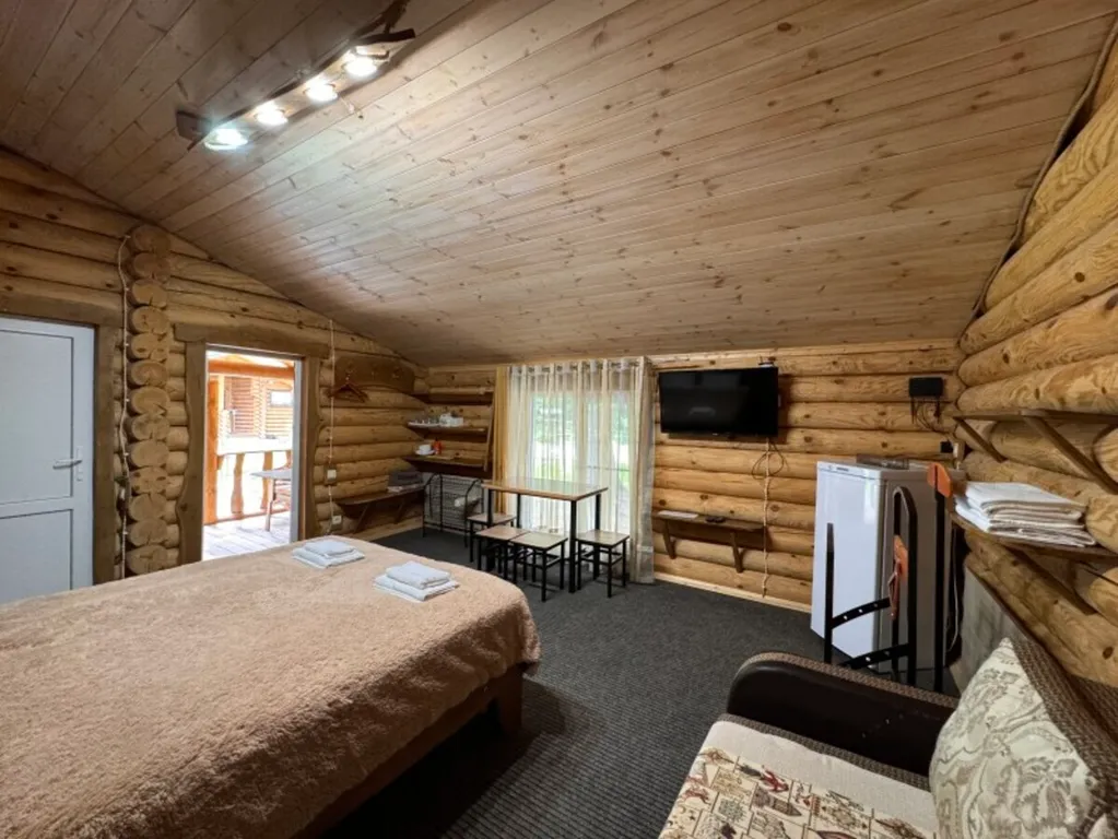 Коттедж Коттедж Шале-студия с двуспальной кроватью и раскладным диваном — Архыз