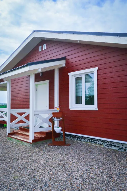 Уютный домик с чаном и видом на Ладожский залив