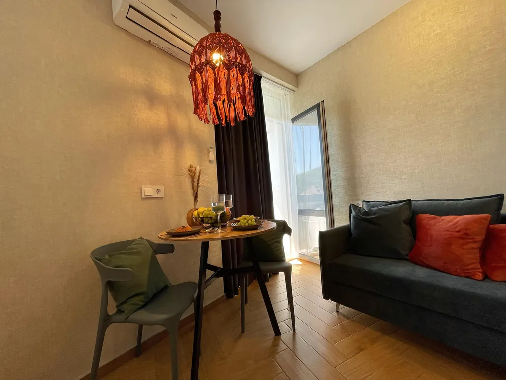 Апартаменты с видом на море и горы, 3 минуты до пляжа