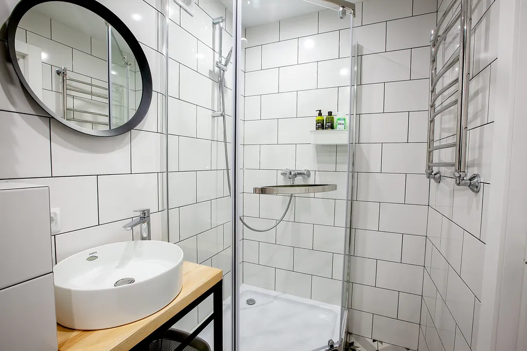 Светлая квартира-студия NINA в скандинавском стиле недалеко от центра