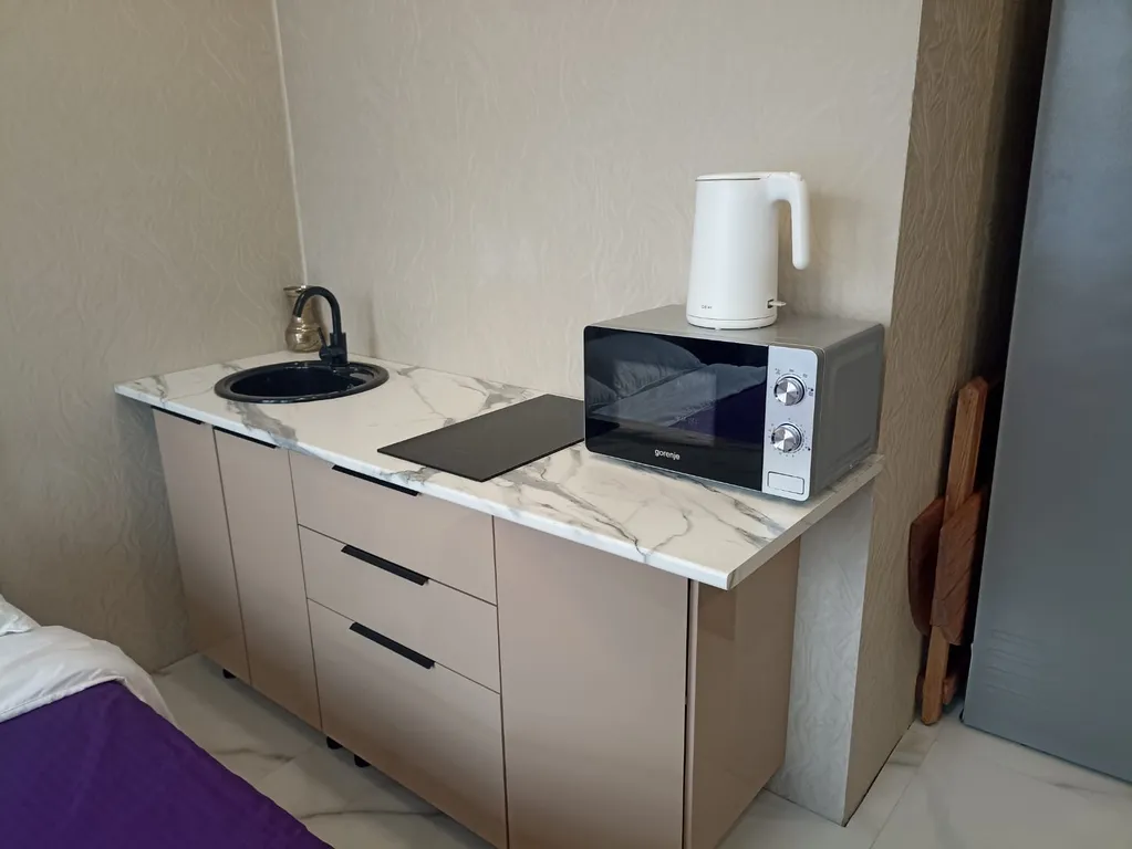 Квартира Отличная квартира-студия с видом на море на первой линии — Анапа