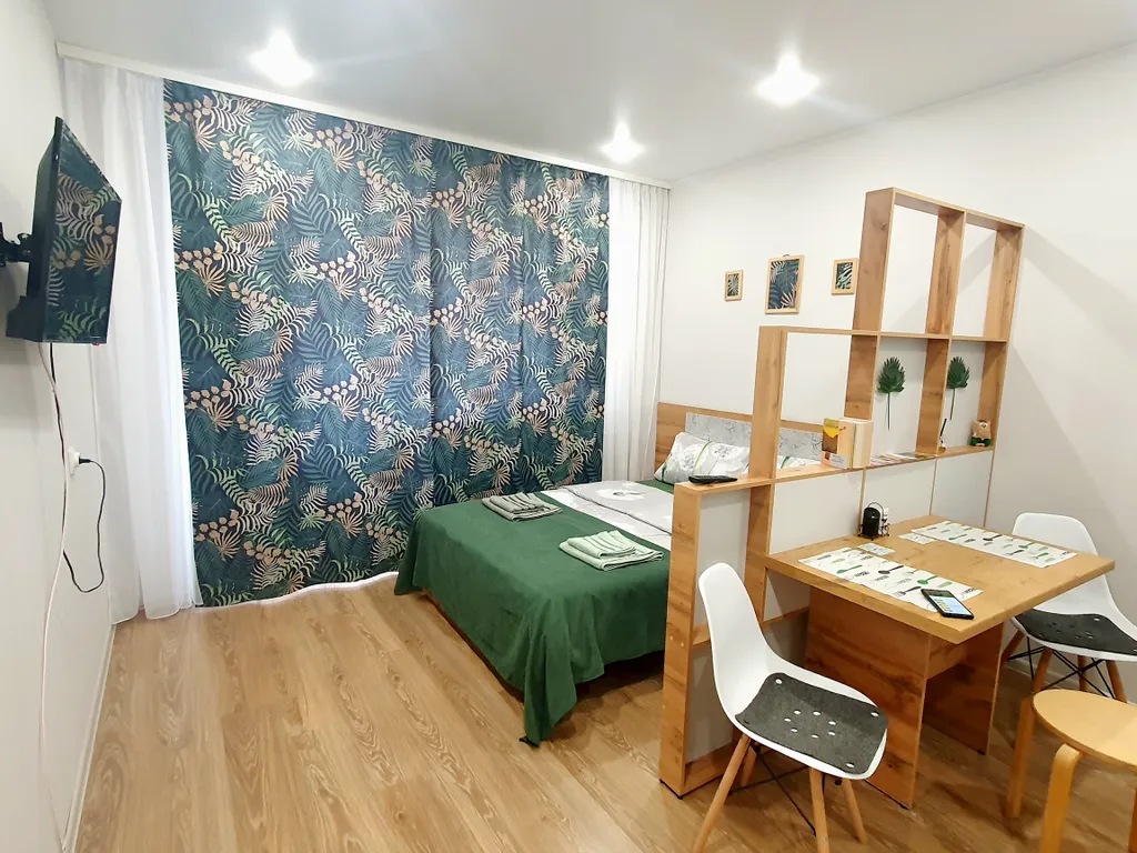 Квартира-студия в новом доме в районе войсковой части