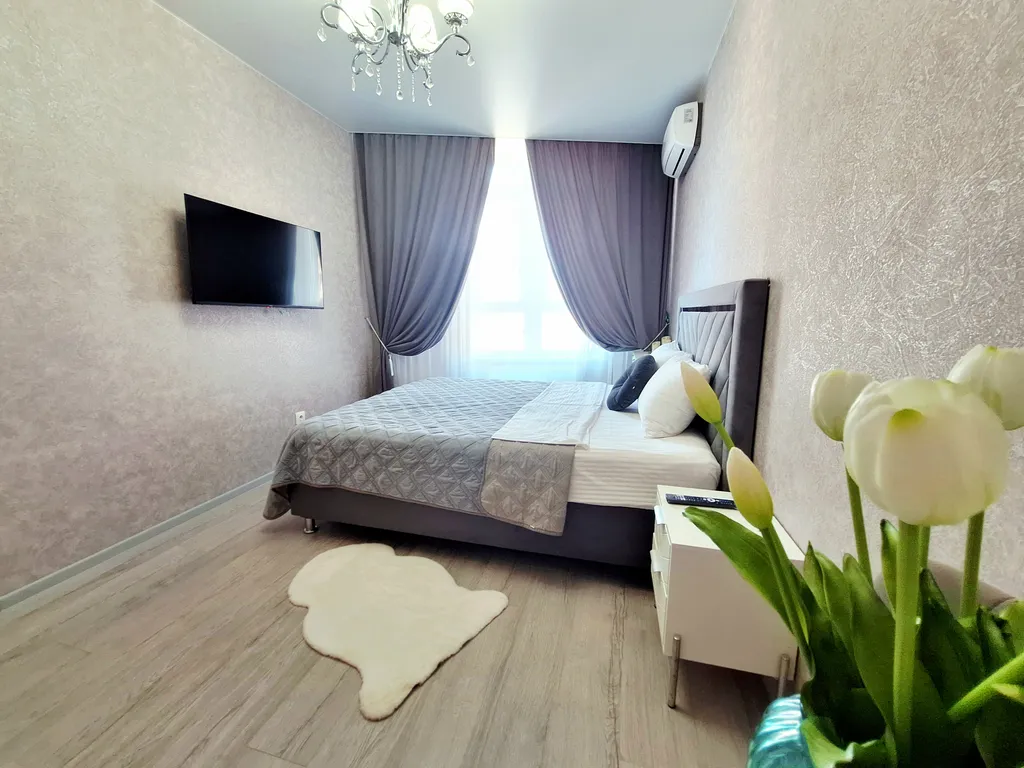 Трехкомнатная квартира с видом на Кубань