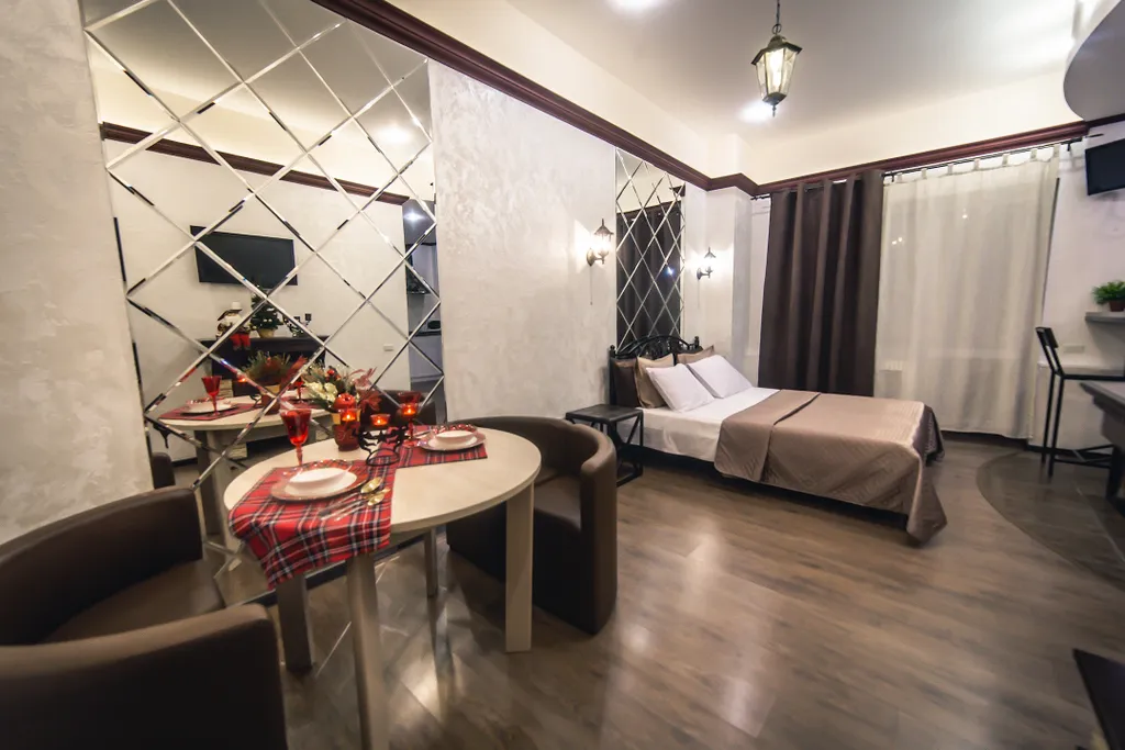 Стильная квартира - студия в стиле provence с джакузи