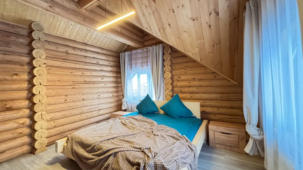 Абсолютно новый чистый коттедж с чаном для большой компании