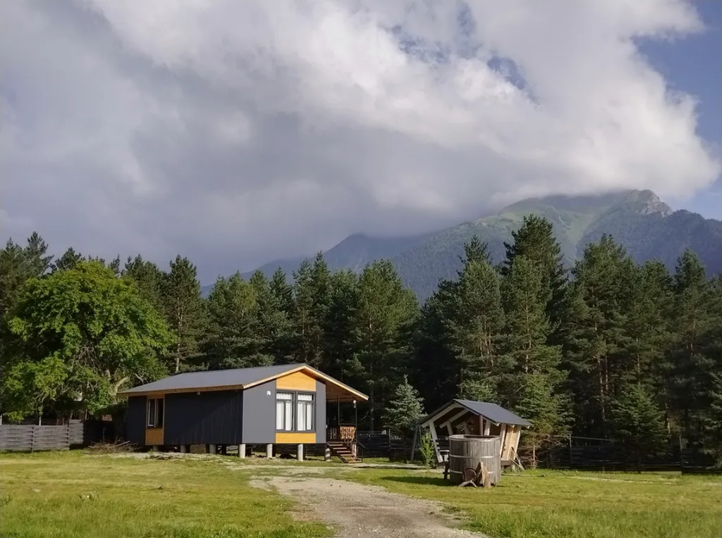 Шале в живописном тихом и спокойном месте посреди соснового леса и гор