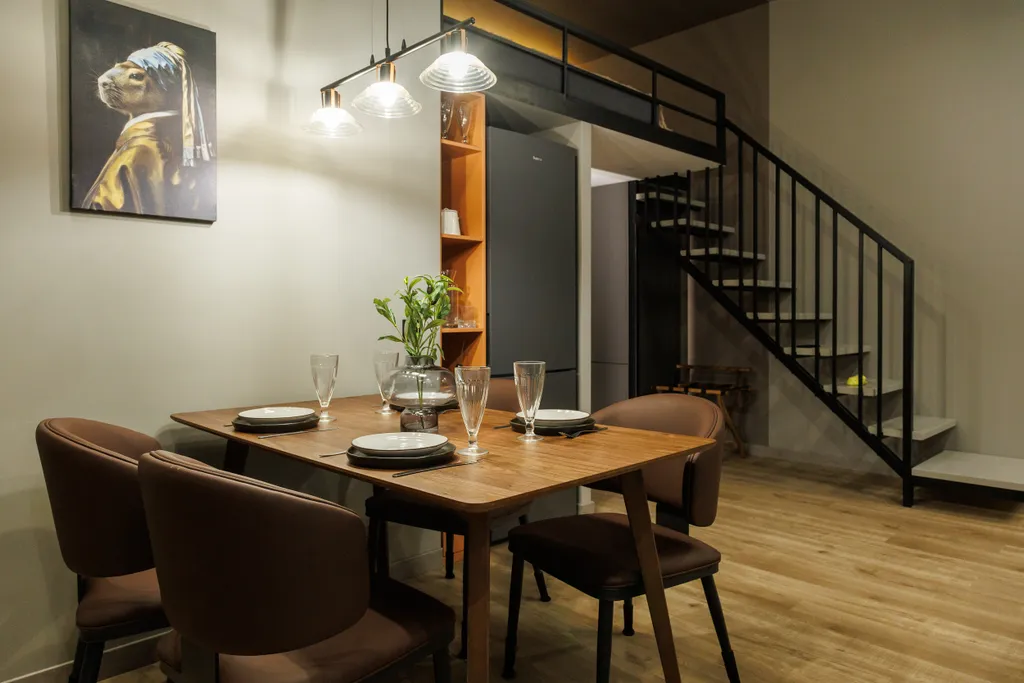 Двухуровневая квартира Капибара с видом на закат