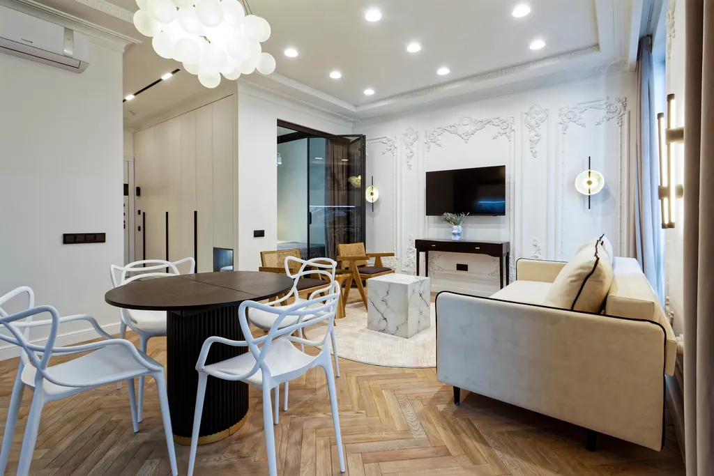 Уютная квартира с дизайнерским ремонтом