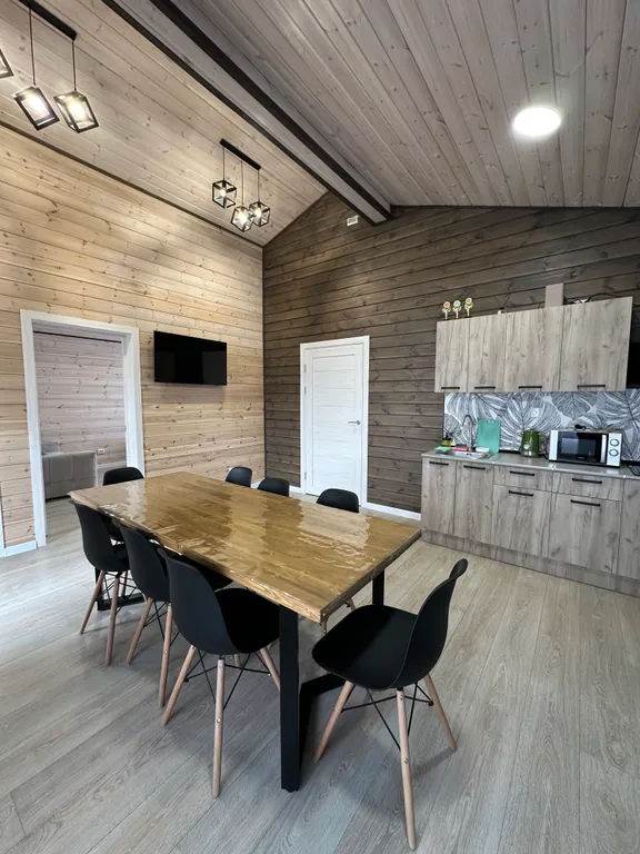 Красивый барнхаус с баней на приватной территории