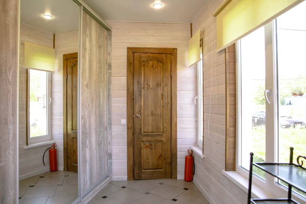 Двухэтажный коттедж с баней