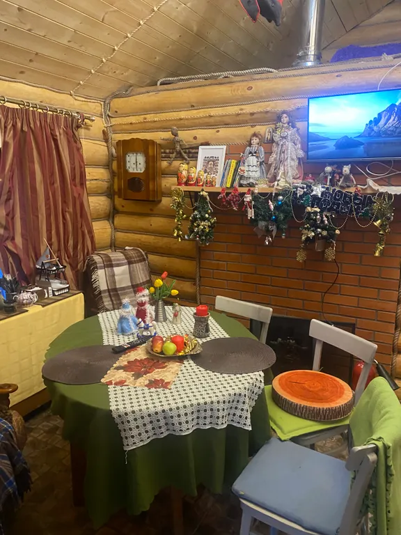 Домик в деревне с баней