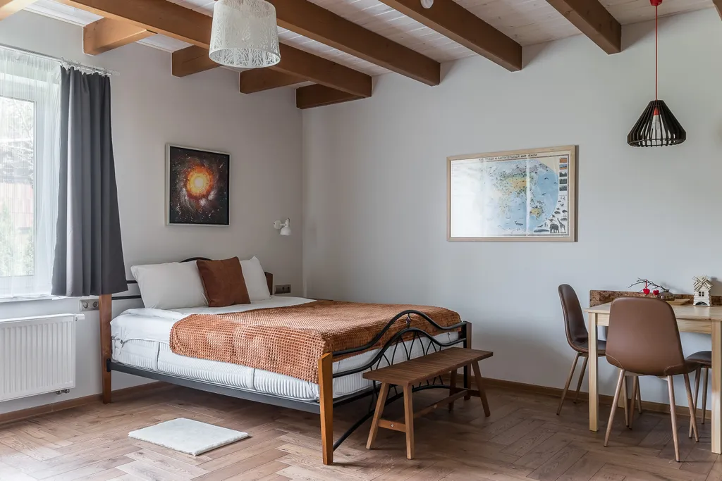 Однокомнатный номер с завтраком в усадьбе Зубровка