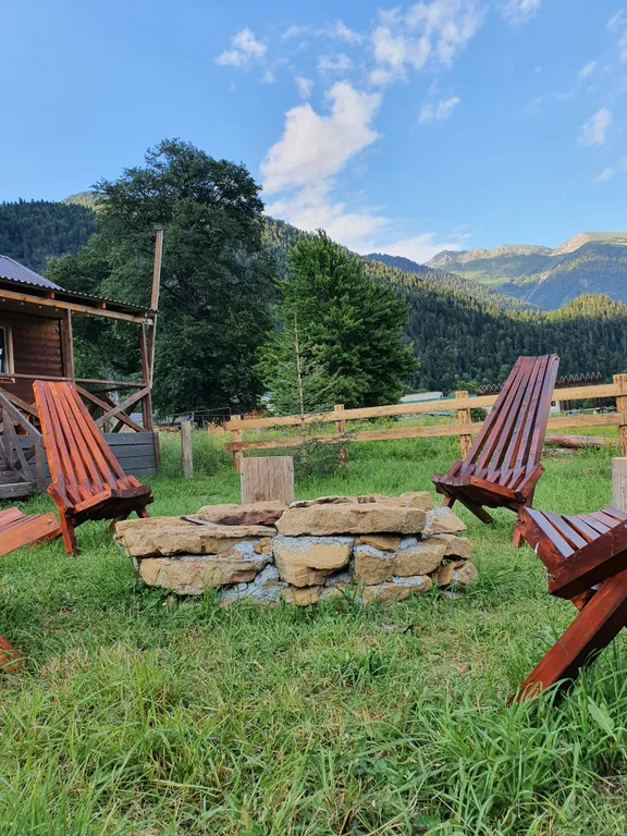 Домик Делюкс студия с видом на горы