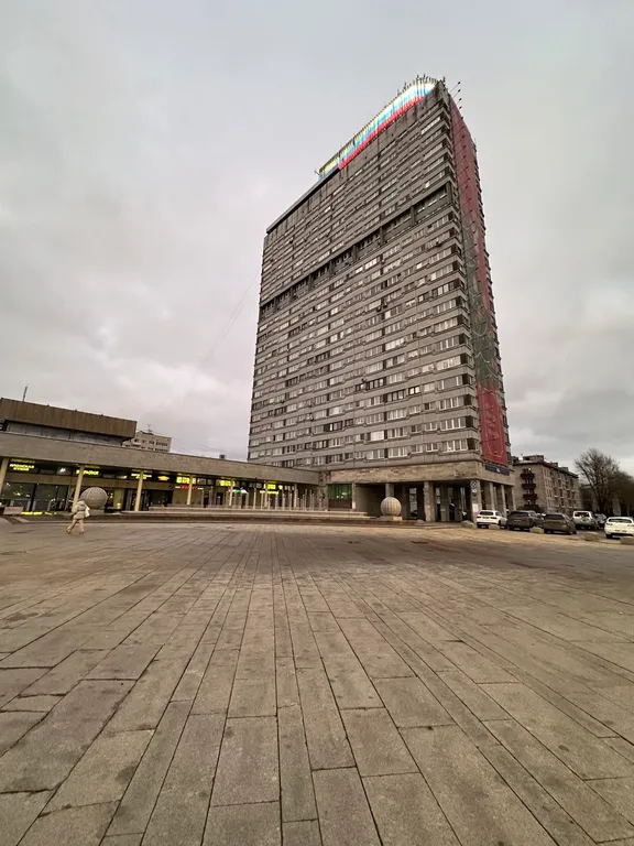 Красивая студия с потрясающим видом прямо у метро Московская