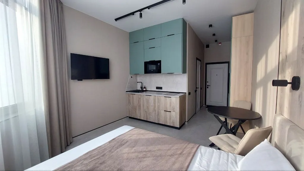 Квартира Квартира-студия для 2-х гостей в центре Шерегеша — Шерегеш