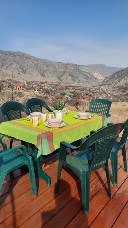 Геокупол с видом на горы