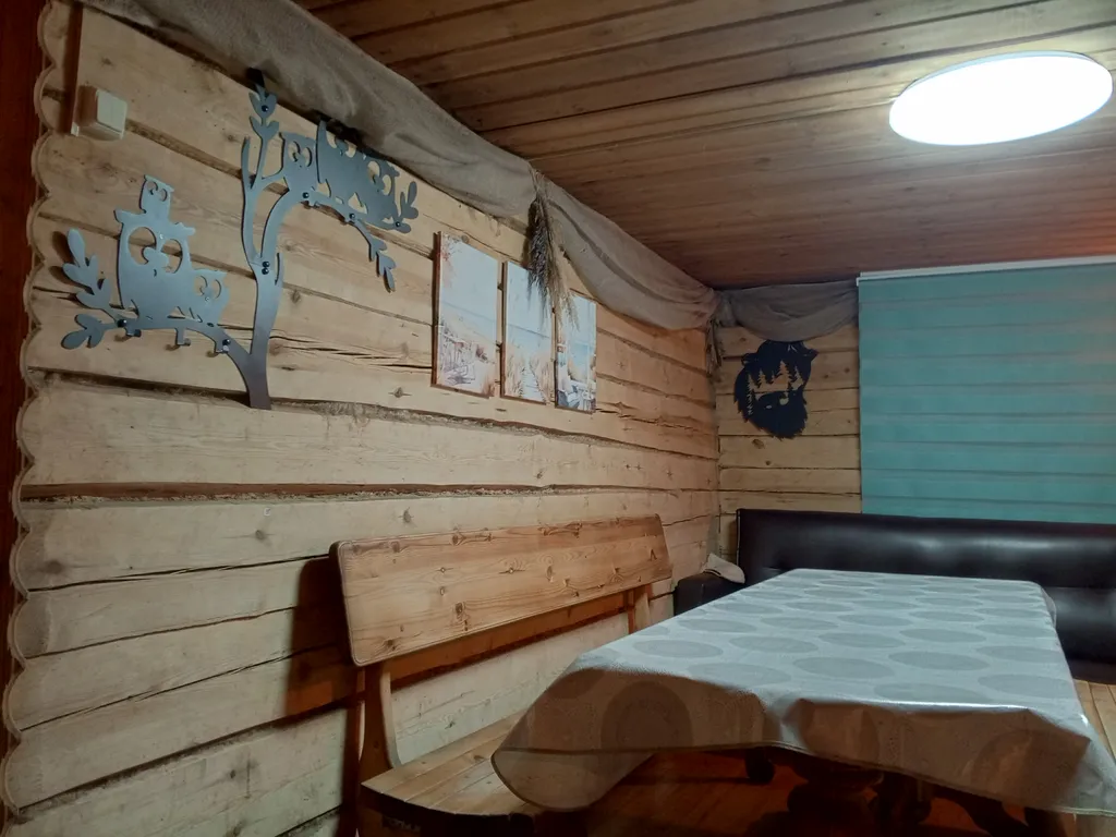 Новый год с русской баней на дровах