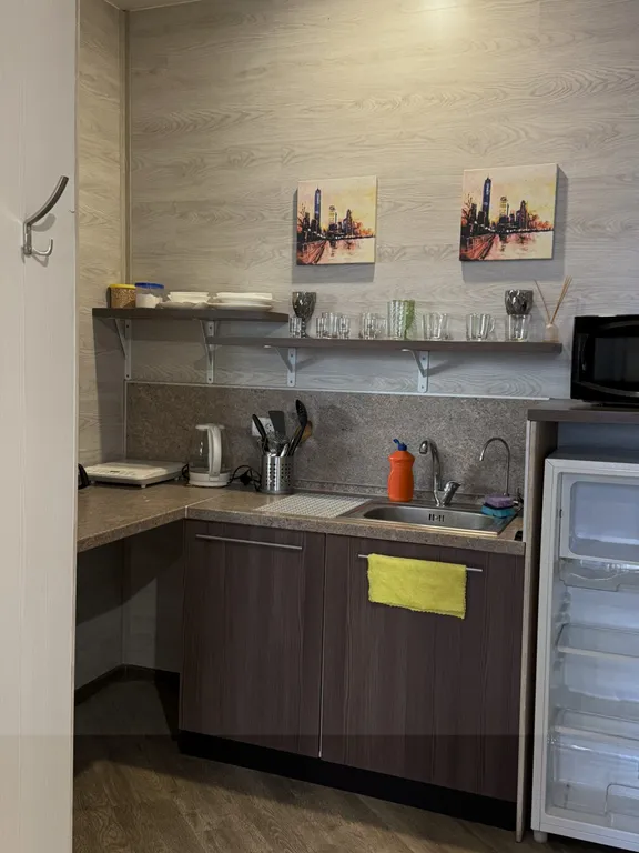 Коттедж Однокомнатный домик с террасой и мангалом — Новосибирск