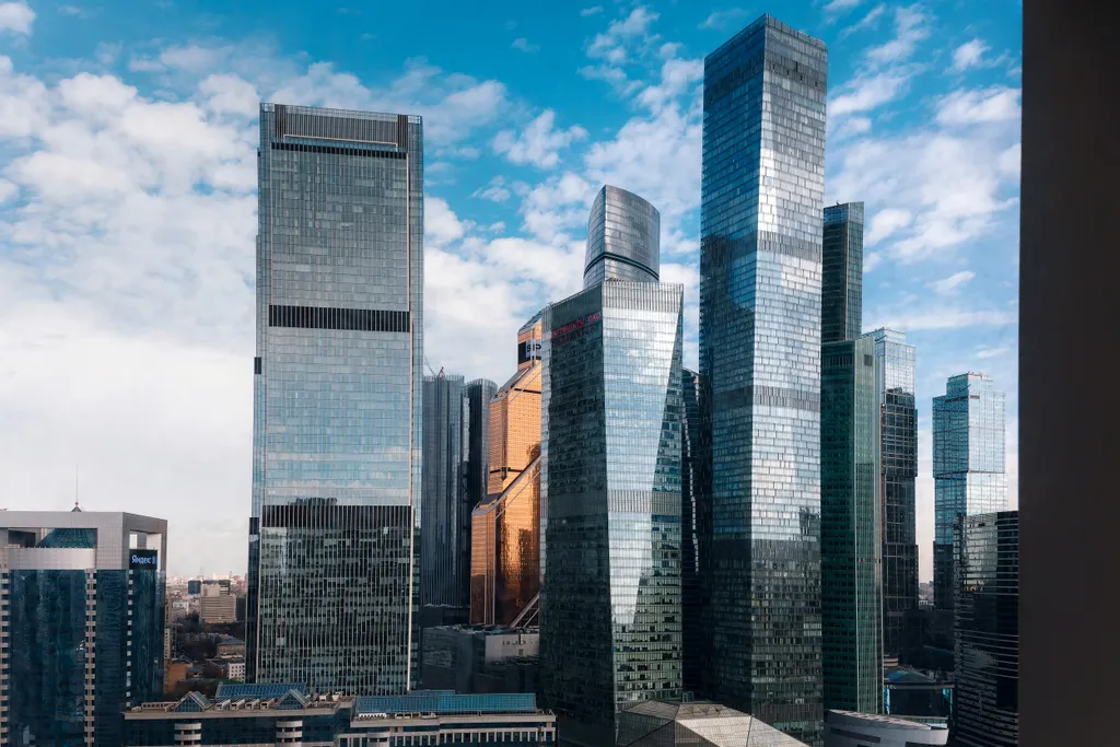 Квартира Квартира Однушка с видом на Сити — Москва