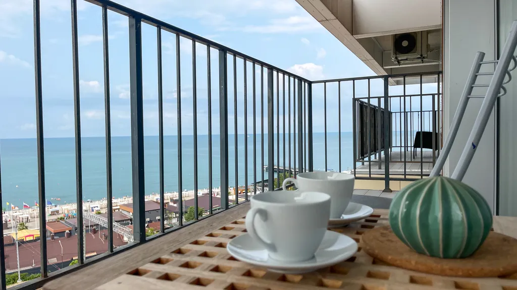 Квартира с шикарным видом на море Каравелла Португалии