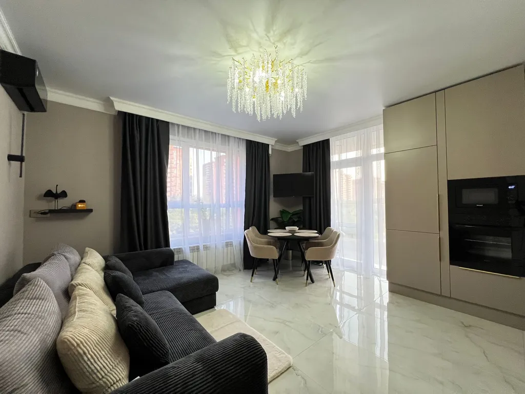 Дизайнерская, максимально комфортная евро 3к квартира в ЖК Полёт