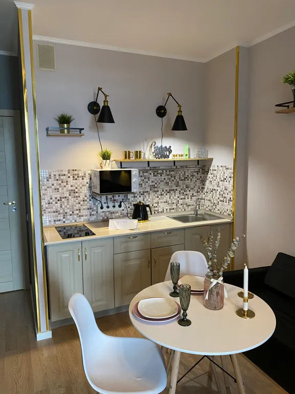 Квартира Квартира Стильный апартамент в комплексе Балтийская Жемчужина — Санкт-Петербург