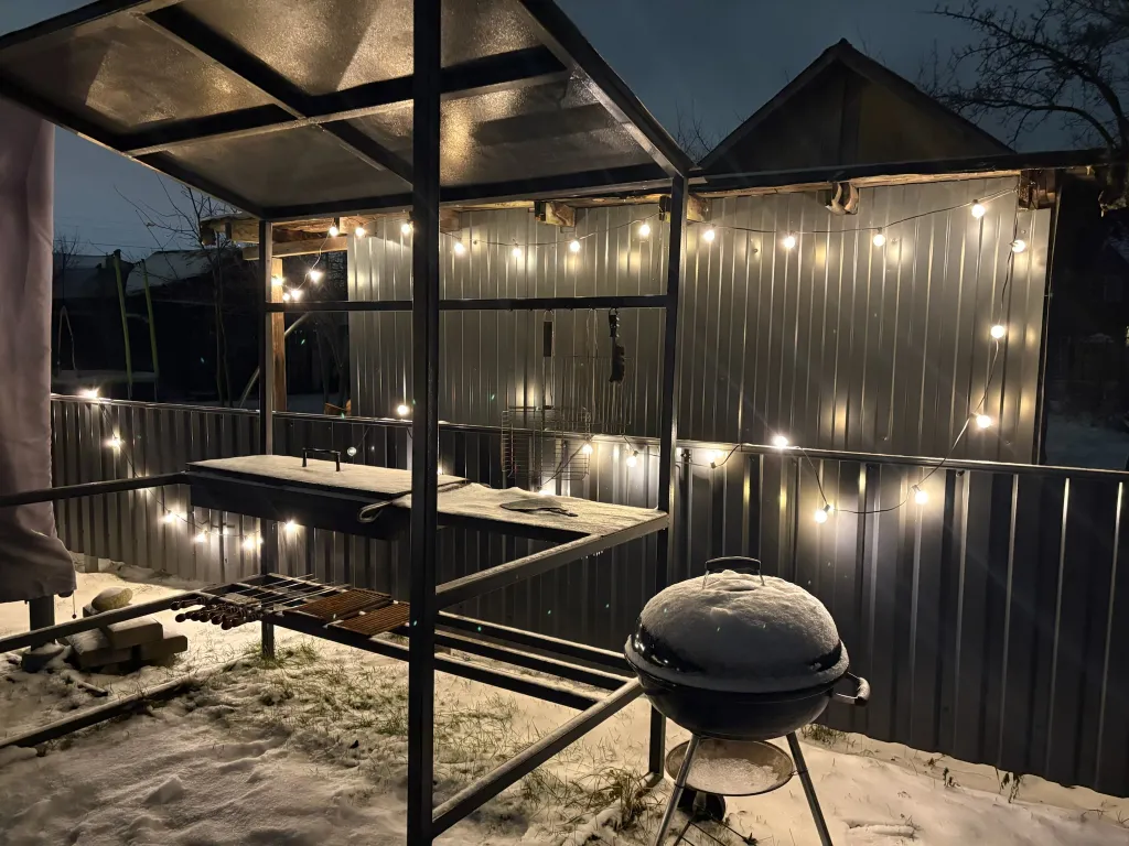 Дом с баней, чаном, бесплатной парковкой, закрытой территорией