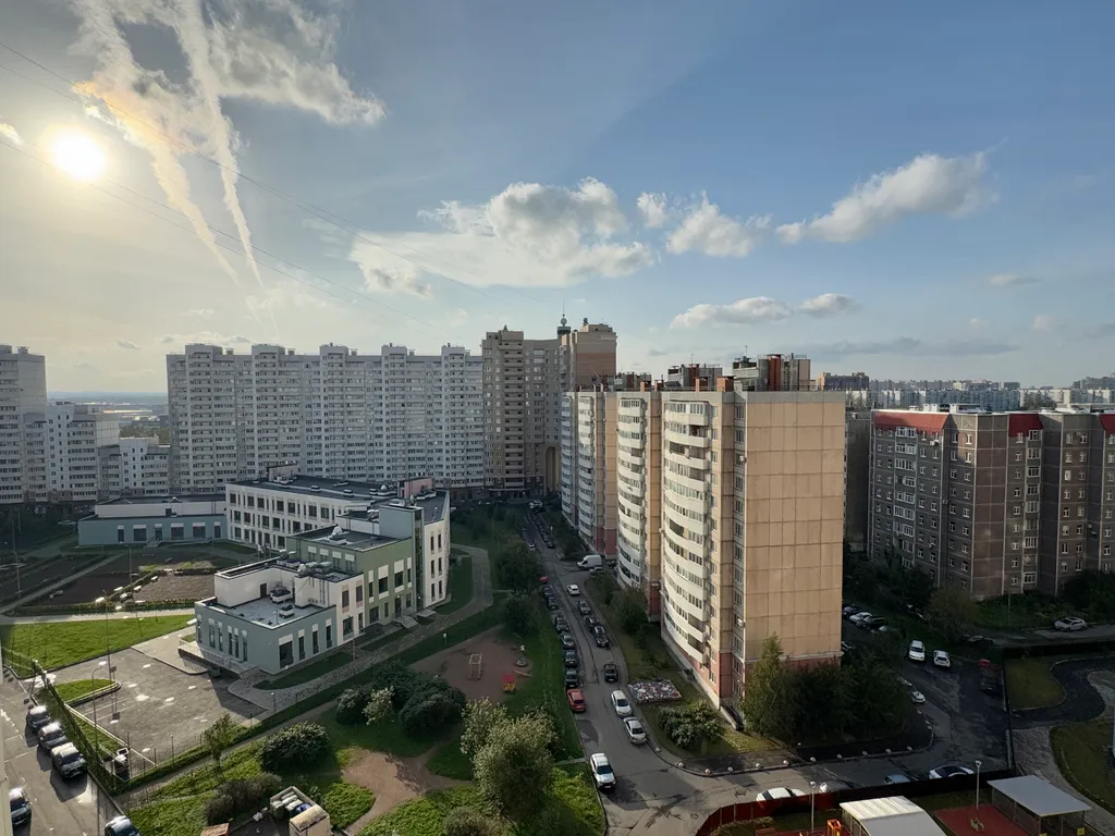 Светлая квартира с красивым видом
