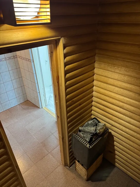 Комната с кухней-гостиной и сауной