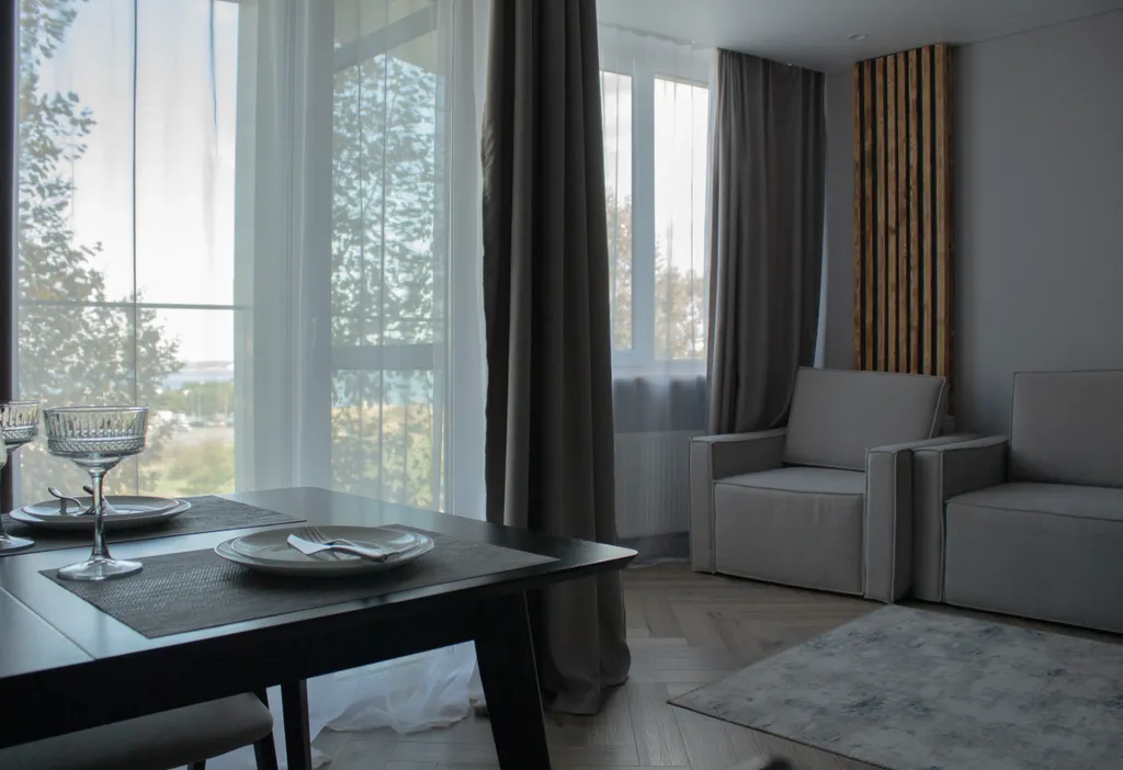 Квартира Апартаменты студия с бассейном и видом на море — Севастополь