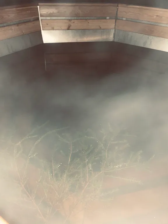 Берлога люкс, коттедж с банным чаном для отдыха с видом на лес и скалы