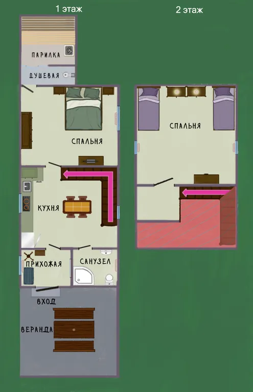 Уютный дом на лесной опушке