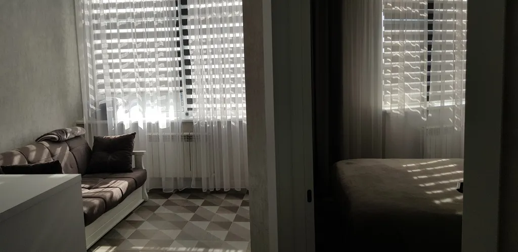 Уютный апартамент с видом на реку и на город!!! 2 кровати