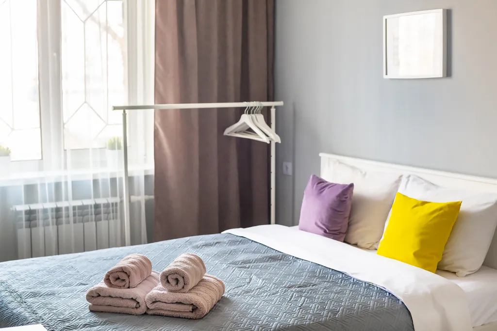 Современная студия с видом на бухту Золотой рог