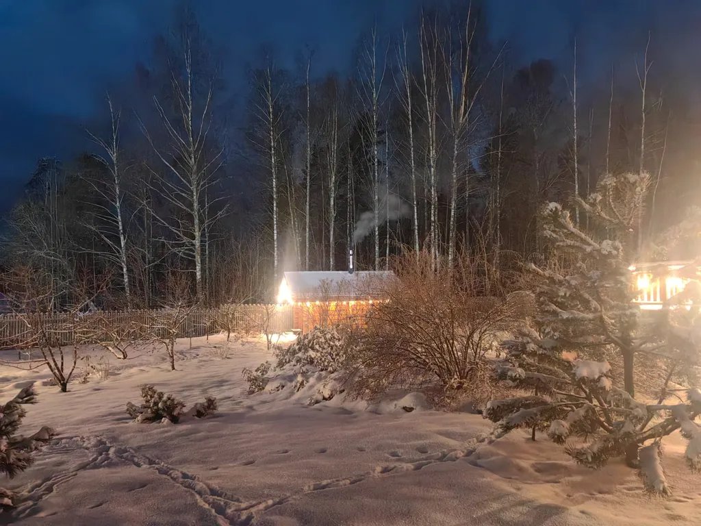 Шале и баня на 1 линии озера Красное, 2 километра от Финского залива, Пески