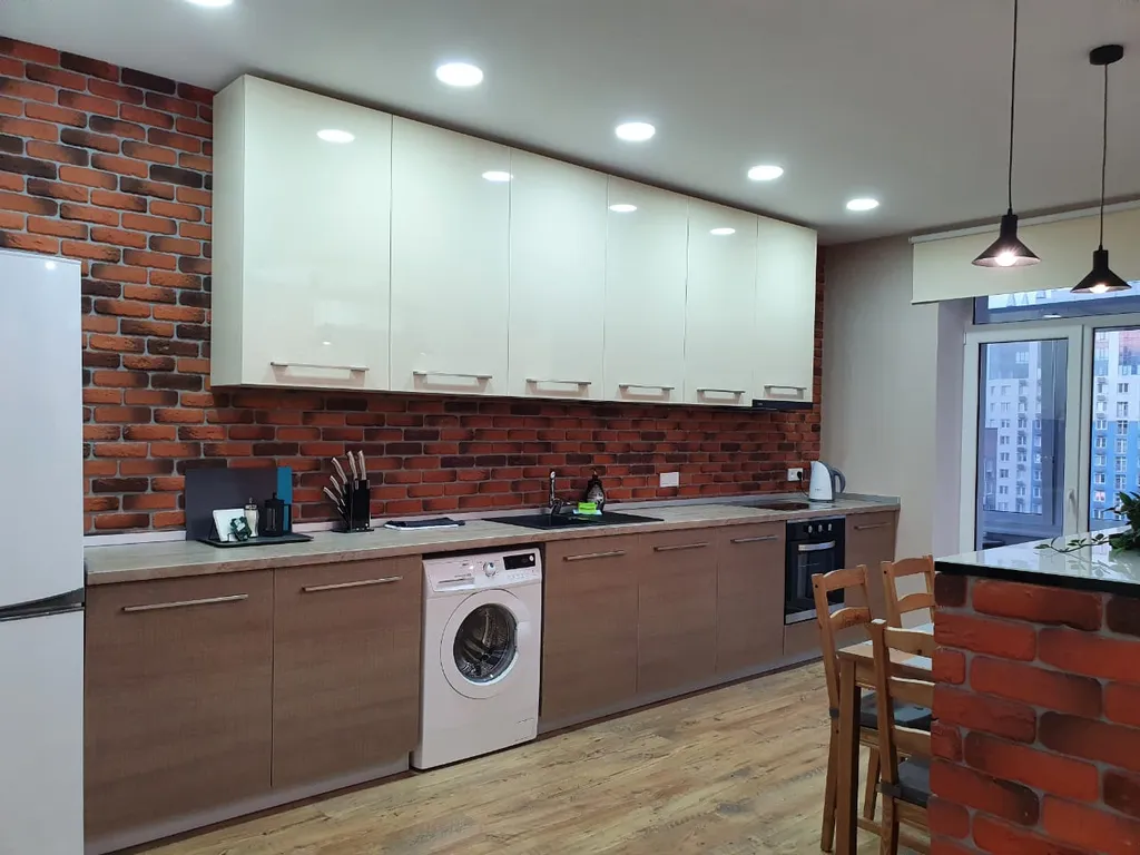 Квартира студия с оригинальным дизайнерским ремонтом