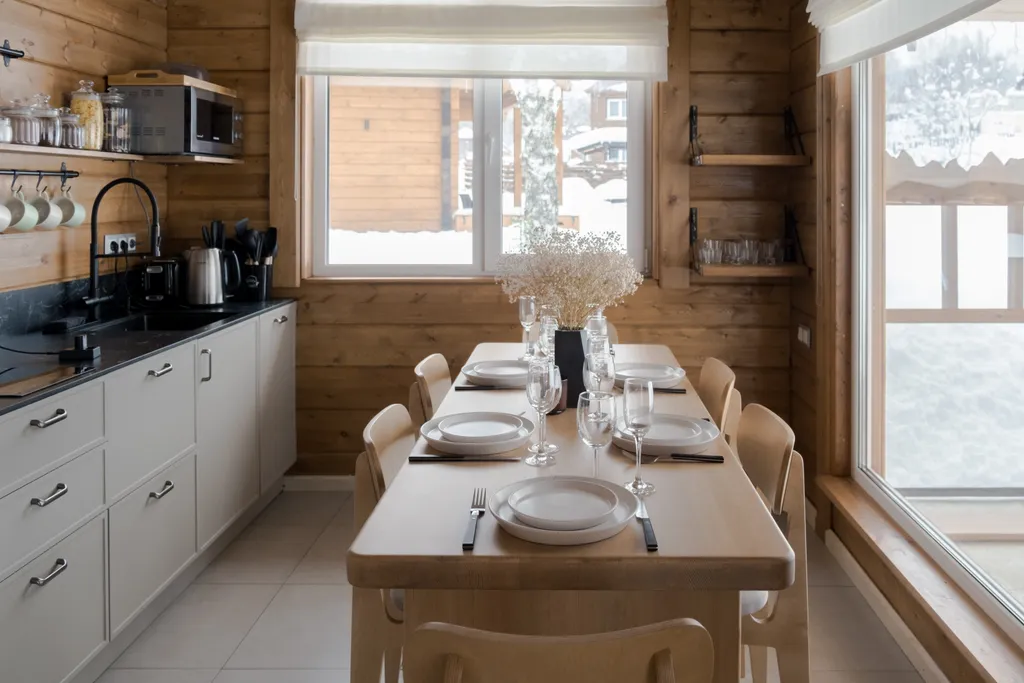 Атмосферный дом на горе в Шерегеше