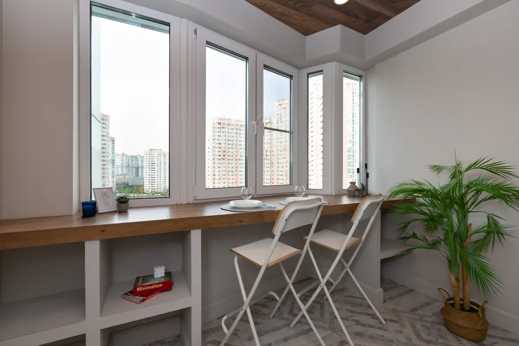 Дизайнерская евродвушка с видом на реку