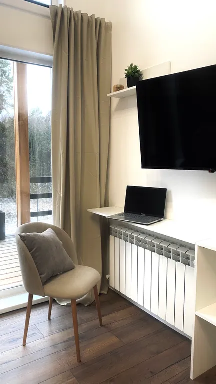 Тишина и релакс в новом уютном доме у леса