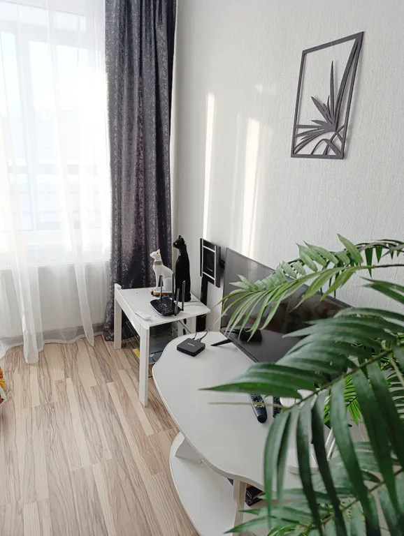 Светлая, уютная студия в ЖК «Молоко и мёд»