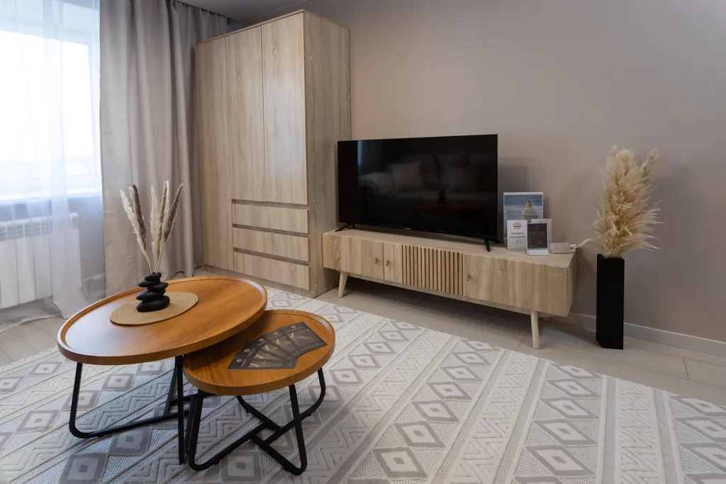 Сканди-шик с сауной и панорамным видом в центре