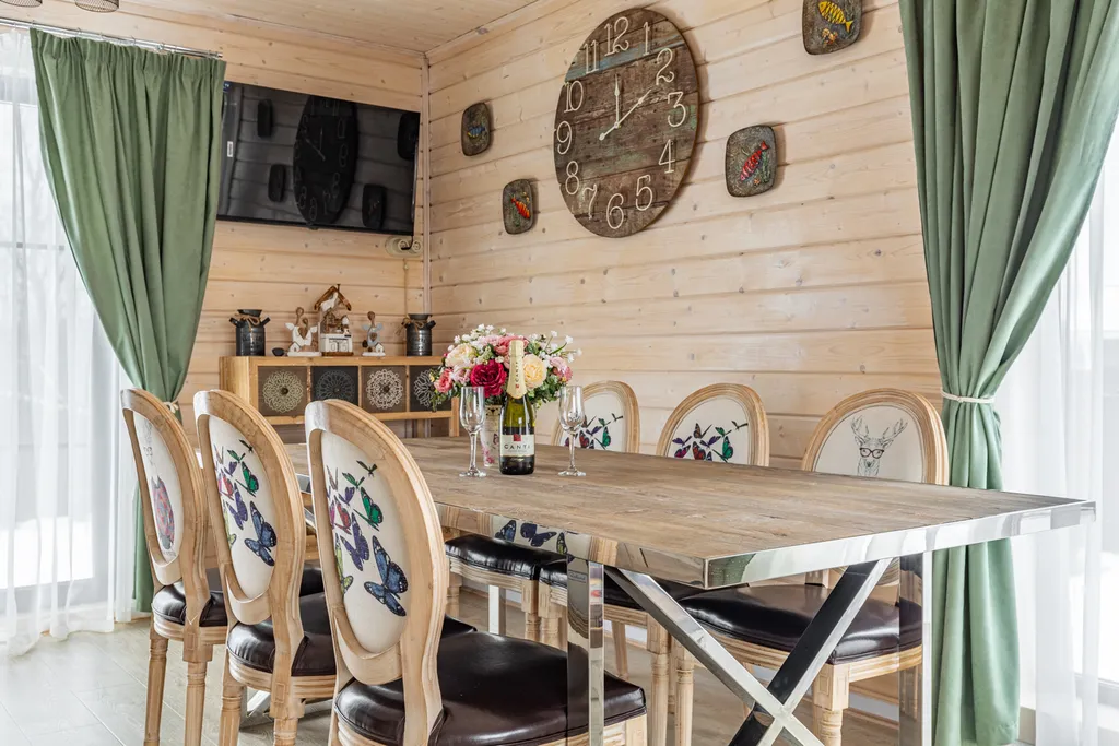 Частный дом с баней на дровах