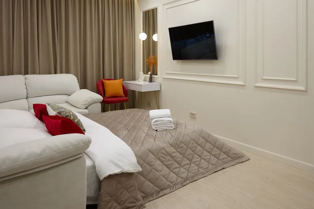 Апартаменты в центре с красивым видом из окна, рядом метро и Кремль