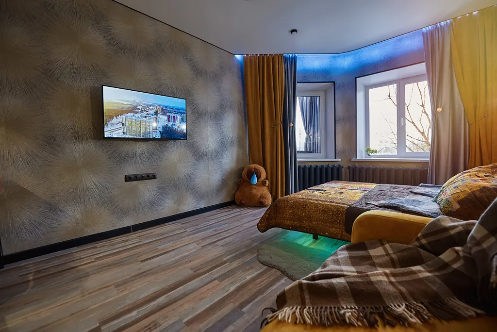 Capybara's style: центр, парящая кровать, тв-алиса, качель