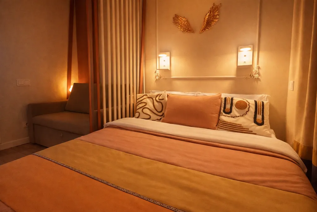 Уютная студия у станции метро в центре города