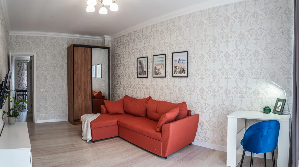 Апартамент возле олимпийского парка с видом на горы