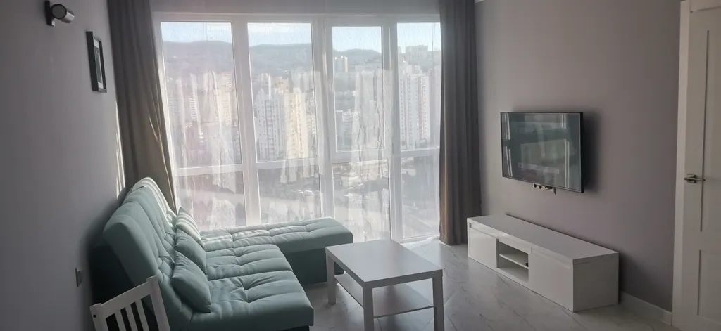 Квартира Квартира с панорамным видом в новом доме, центральный район — Сочи